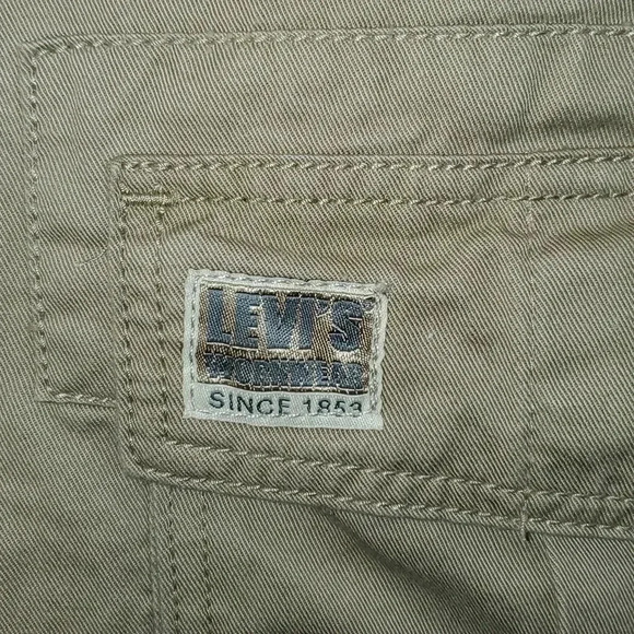 Levi's Workwear Cargo Pockets 100% Cotton Outdoor Flat Front Men's Size 34 - Picture 6 of 16